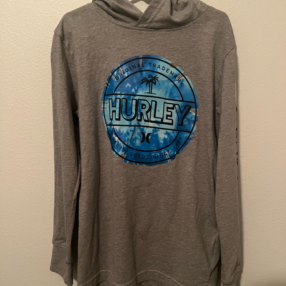 Hurley Gray long sleeve with hood